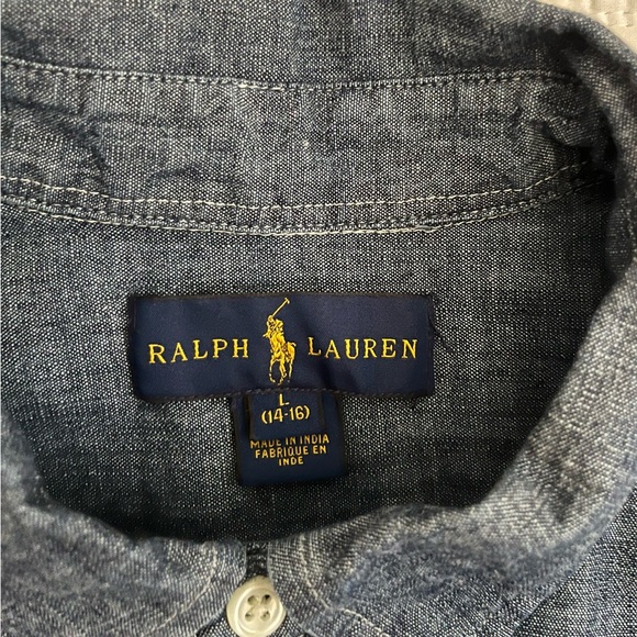 Polo Ralph Lauren Classic Fit Long Sleeve
Button Down-EUC- size L (14-16) - Picture 7 of 8